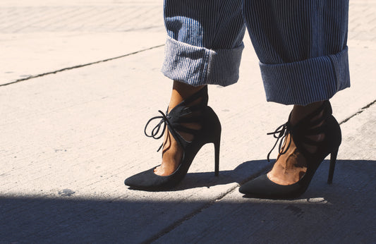 Black stilettos